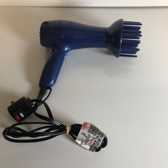 Vidal Sassoon 1600 Hair Dryer Diffuser Attachment Dual Voltage Settings Vintage - Picture 2 of 8